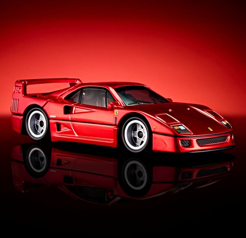 Hot wheels red - red, ferrari