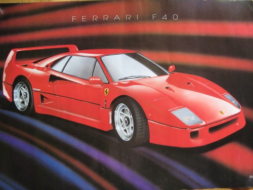 Ferrari poster - f,