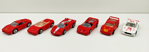 Hot wheels ferrari f40 f50 - 6x,